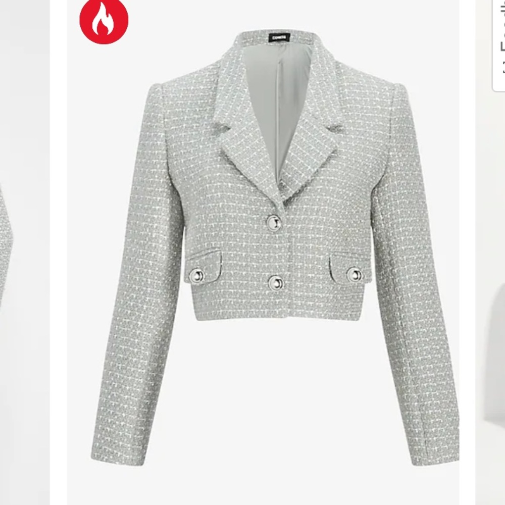 Tweed Crop Jacket